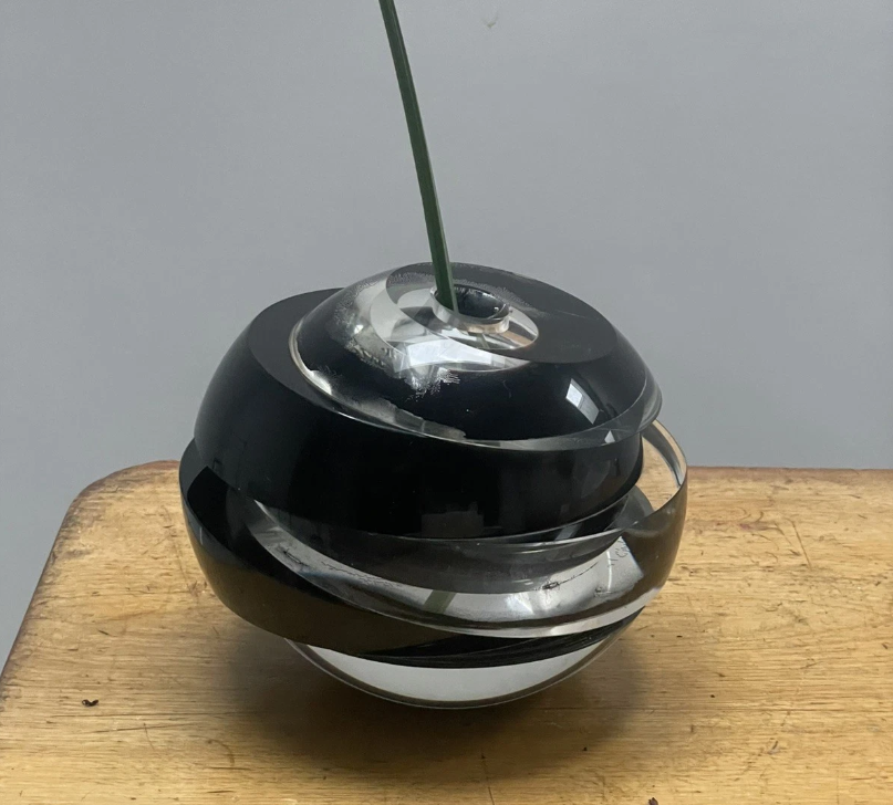 Rosenthal Studio Line Glass Vase — Vintage Globo Blockglas Series | Excellent Condition | Rare Collectible